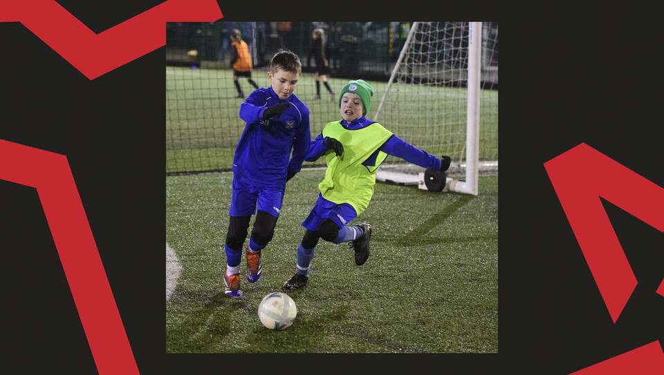A matchday experience image from Lincoln City's home game against Blackpool.