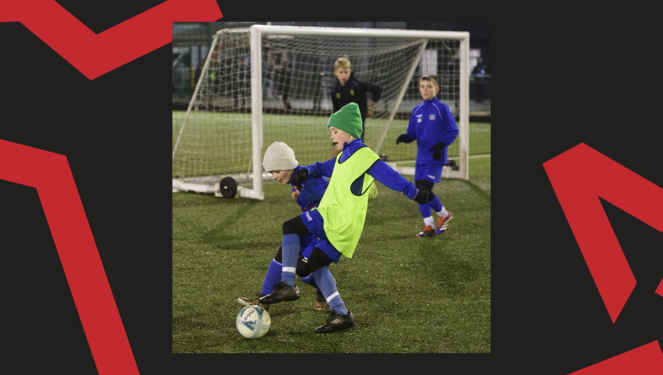A matchday experience image from Lincoln City's home game against Blackpool.