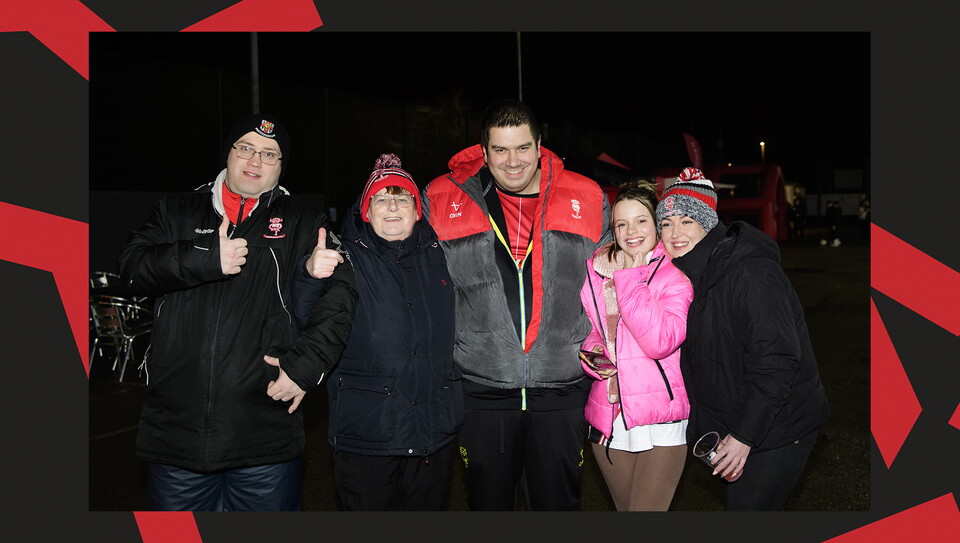 A fan image from City's home game against Blackpool at the LNER Stadium.