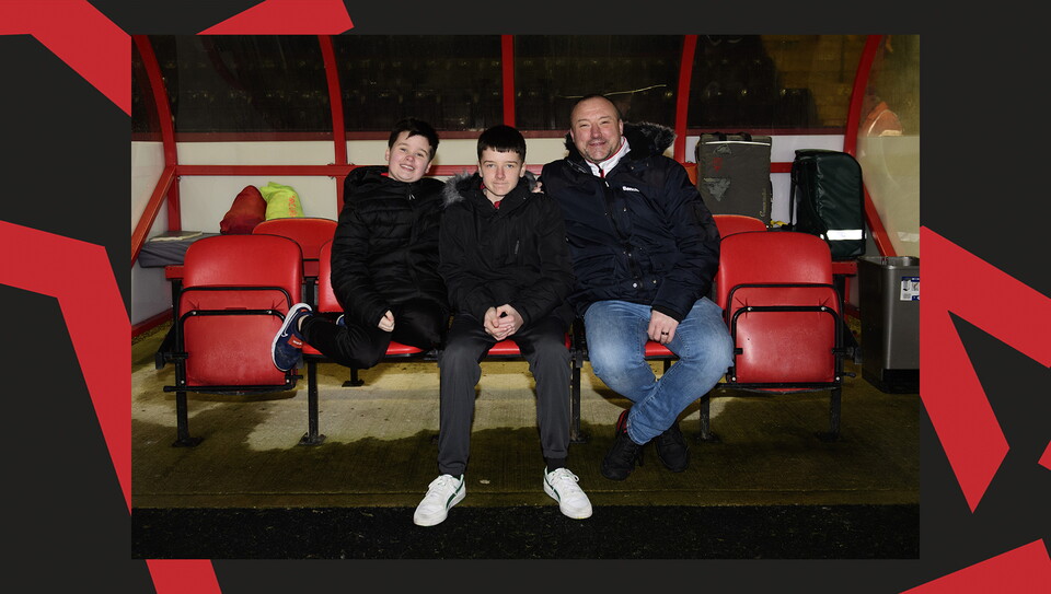 A fan image from City's home game against Blackpool at the LNER Stadium.