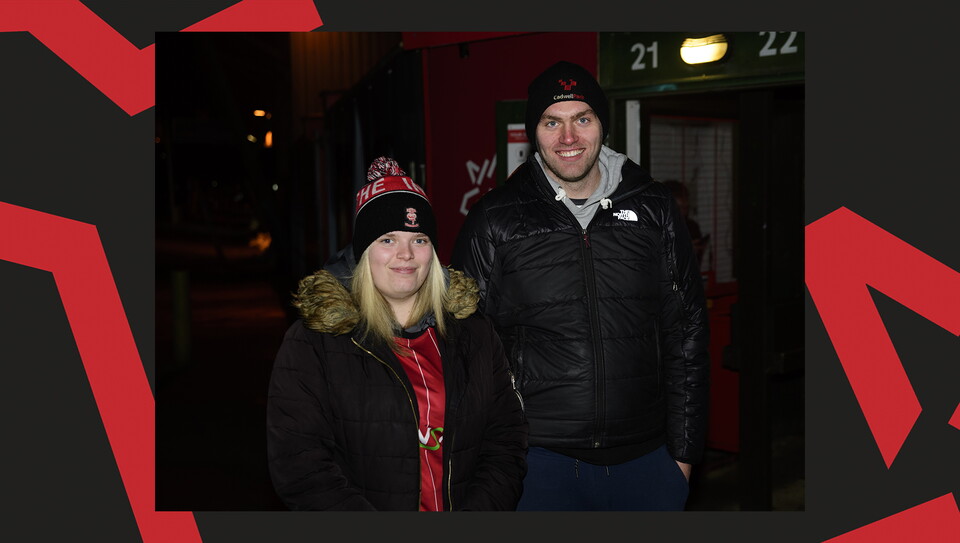A fan image from Lincoln's home game against Bolton Wanderers