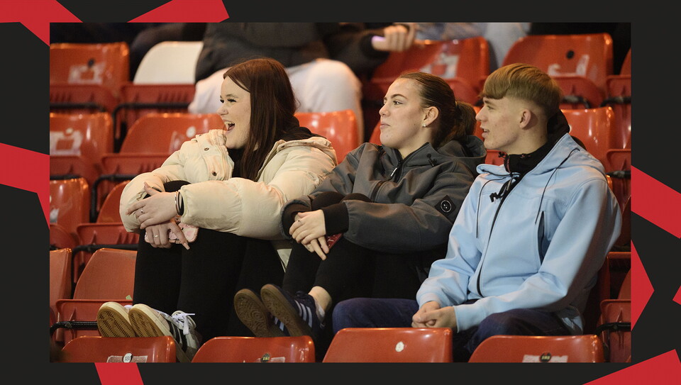 A fan image from Lincoln's home game against Bolton Wanderers