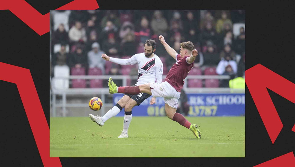 A match action image from City's away game at Northampton Town.