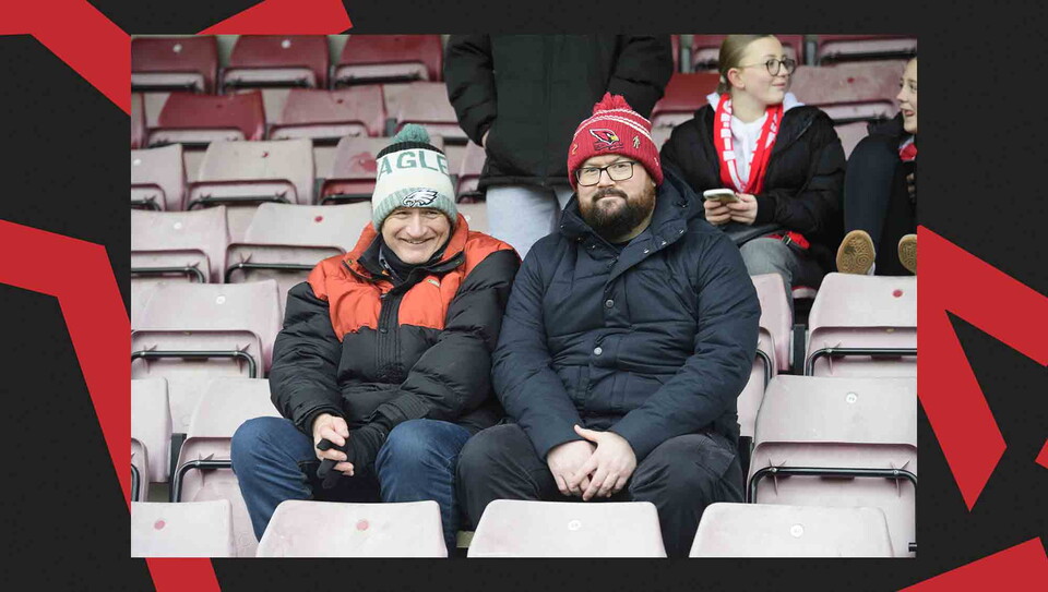 A fans image from City's away game at Northampton Town.