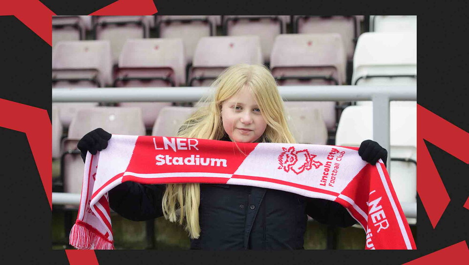 A fans image from City's away game at Northampton Town.