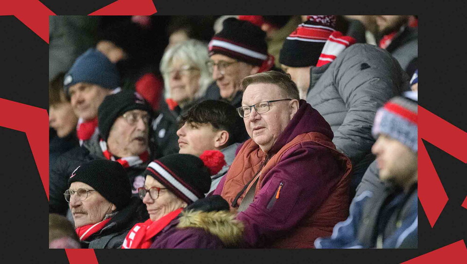 A fans image from City's away game at Northampton Town.