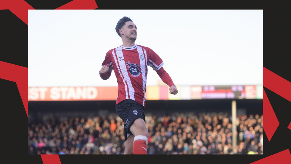 A match photo from City's 5-1 home win over Peterborough United