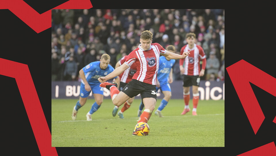 A match photo from City's 5-1 home win over Peterborough United