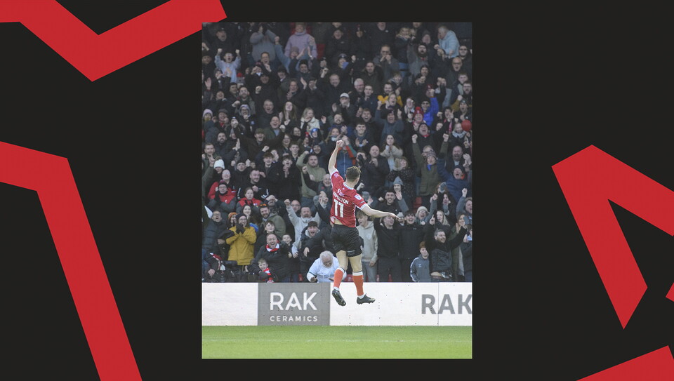 A match photo from City's 5-1 home win over Peterborough United