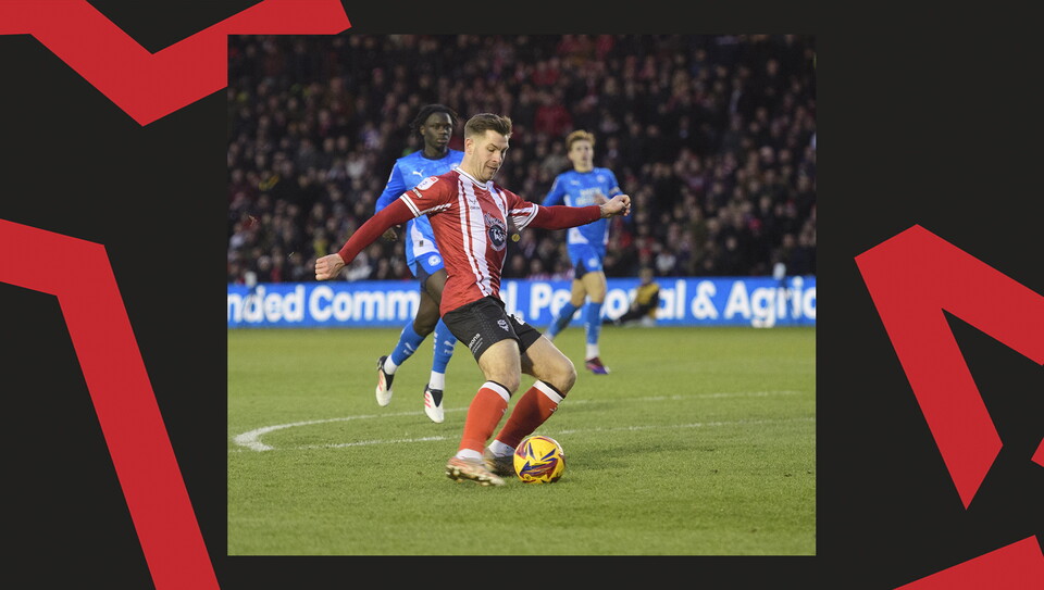A match photo from City's 5-1 home win over Peterborough United