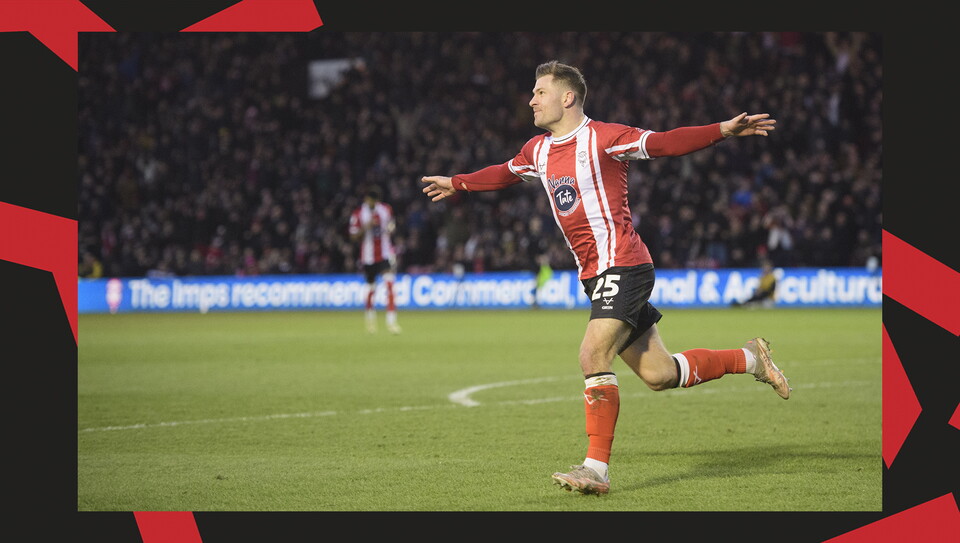 A match photo from City's 5-1 home win over Peterborough United