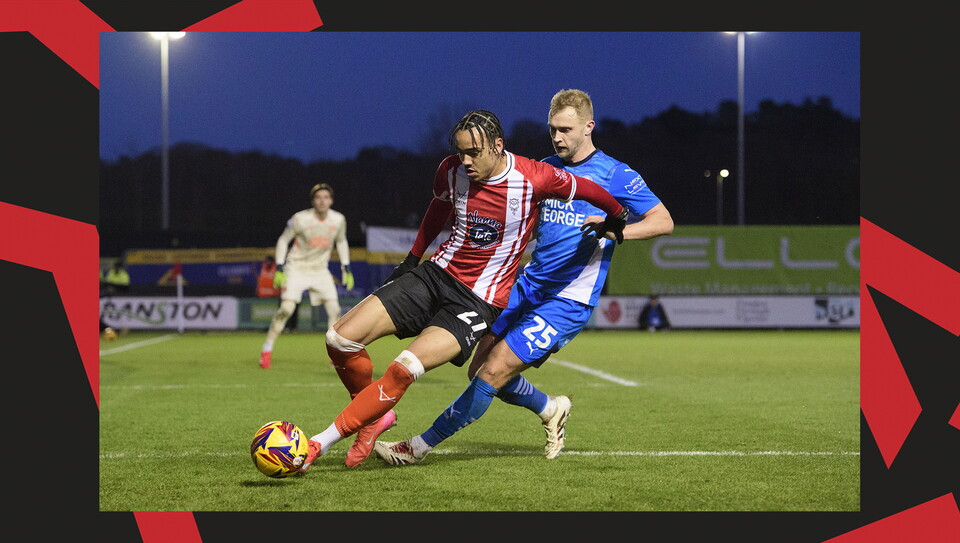 A match photo from City's 5-1 home win over Peterborough United