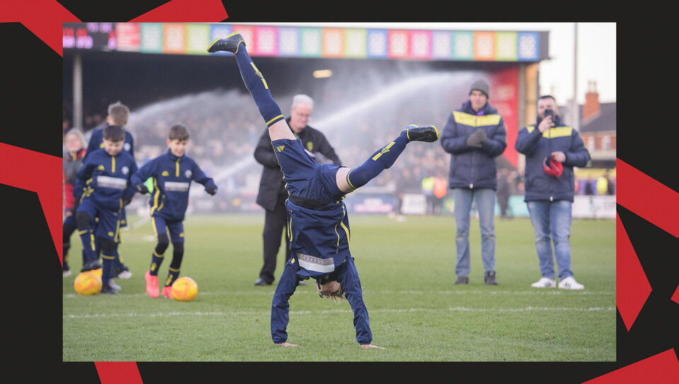 A matchday experience image from City's home game against Peterborough United.