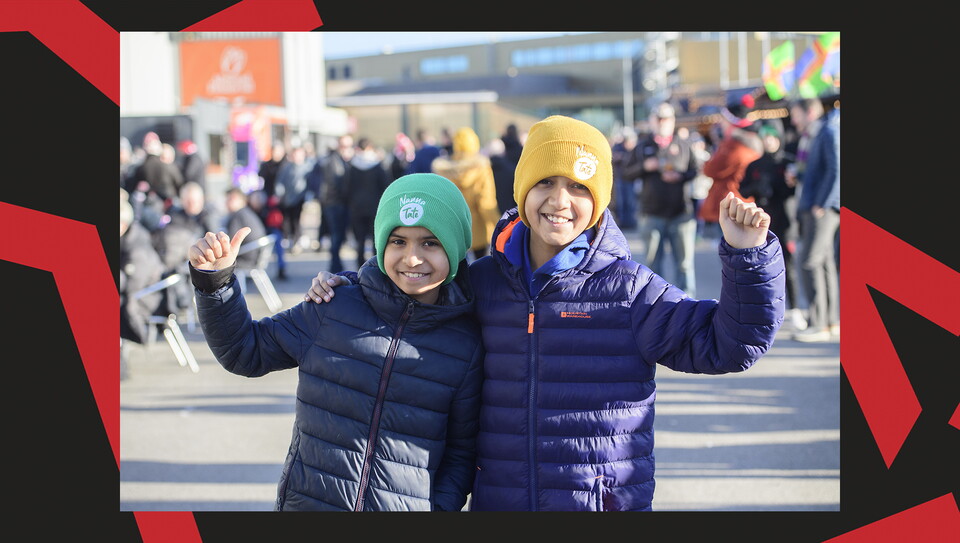 A fans photo from City's 5-1 home win over Peterborough United