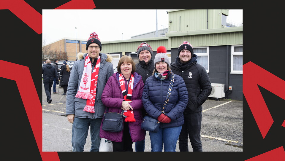 A fan image from Lincoln City vs Rotherham United.