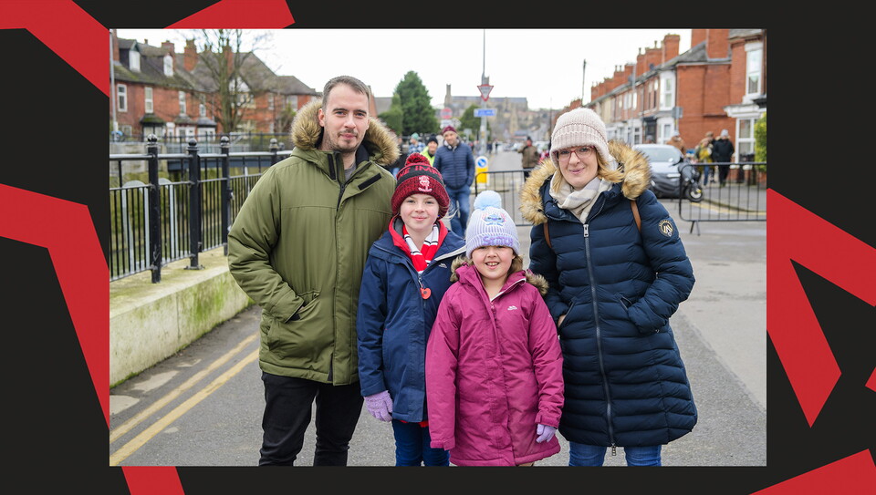 A fan image from Lincoln City vs Rotherham United.