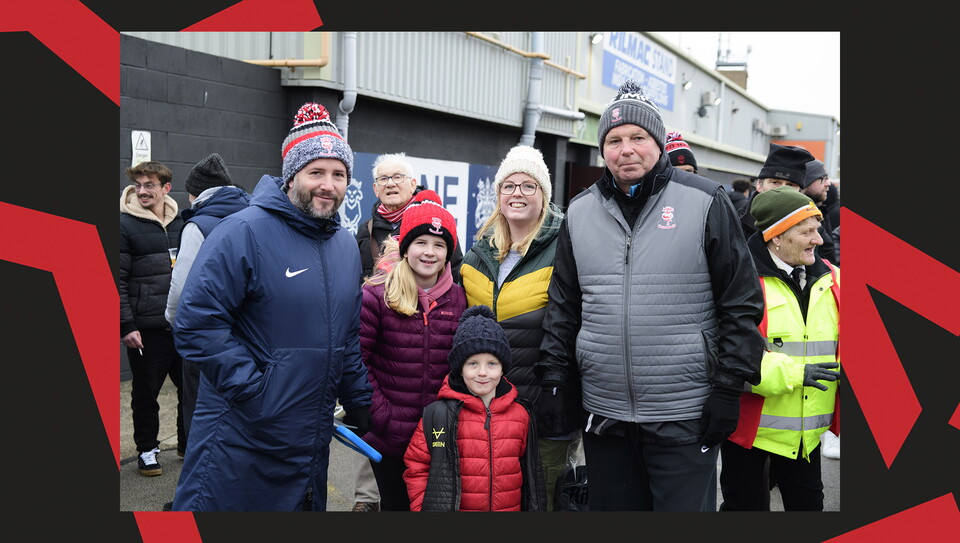 A fan image from Lincoln City vs Rotherham United.