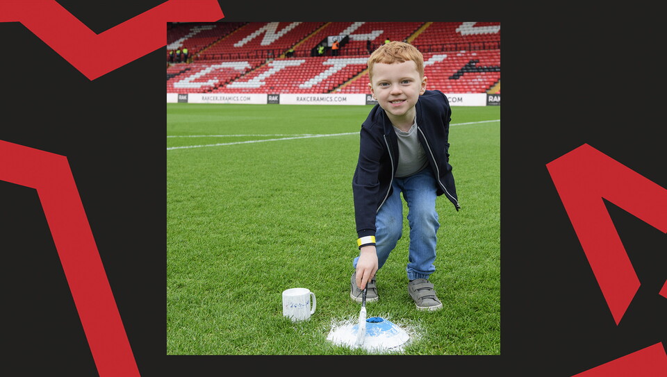 A fan image from Lincoln City vs Rotherham United.