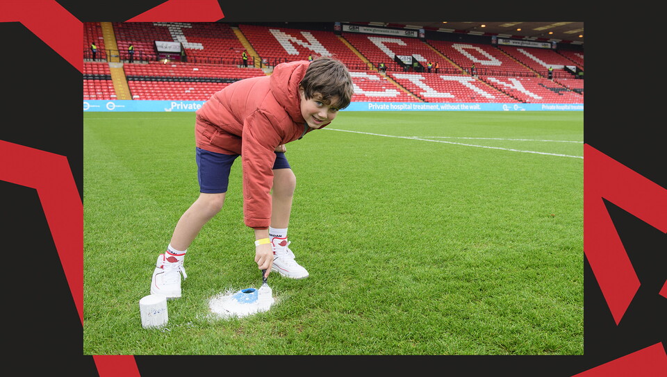A fan image from Lincoln City vs Rotherham United.