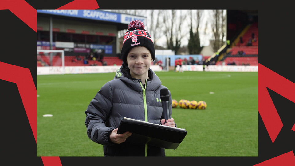 A fan image from Lincoln City vs Rotherham United.