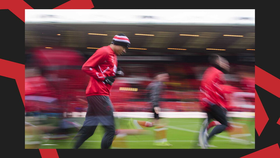A match action image from Lincoln City vs Rotherham United.