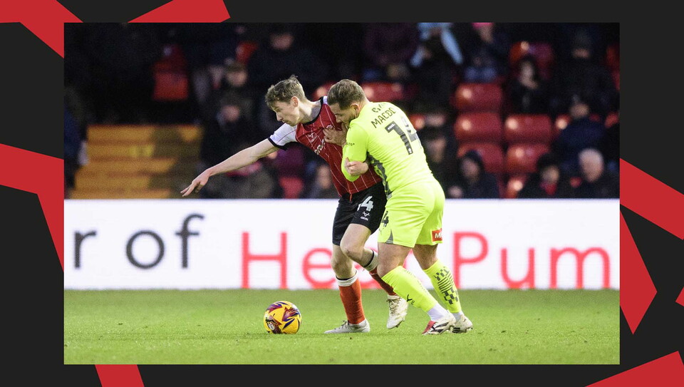 A match action image from Lincoln City vs Rotherham United.