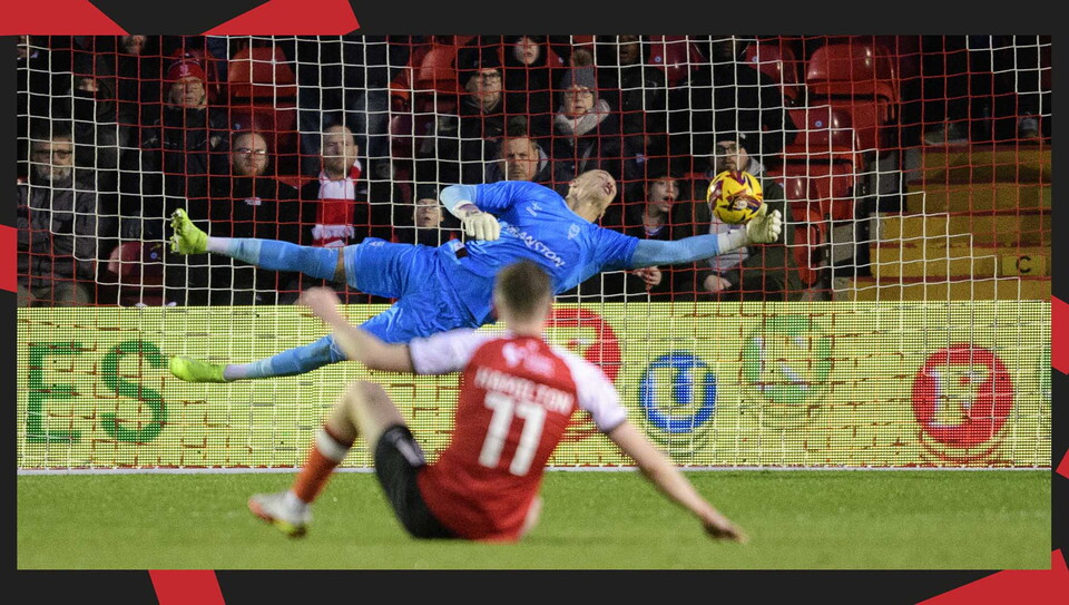 A match action image from Lincoln City vs Rotherham United.