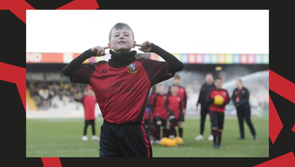 A matchday experience image from City's game against Burton Albion.