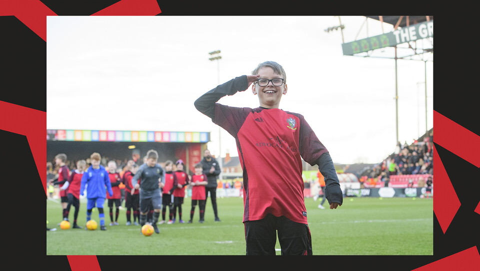 A matchday experience image from City's game against Burton Albion.