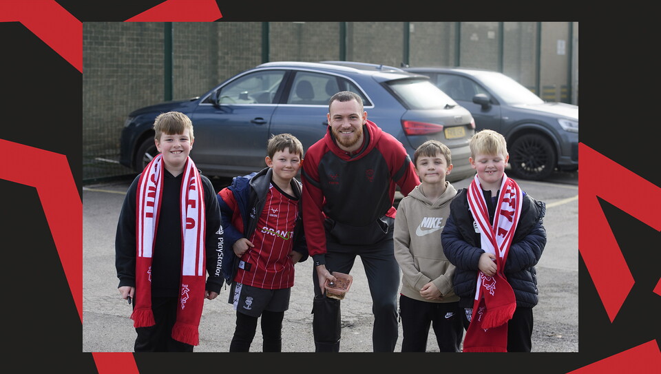 A fan image from City's home game against Burton Albion.