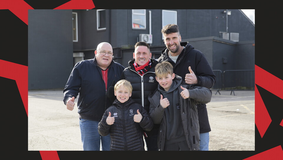 A fan image from City's home game against Burton Albion.