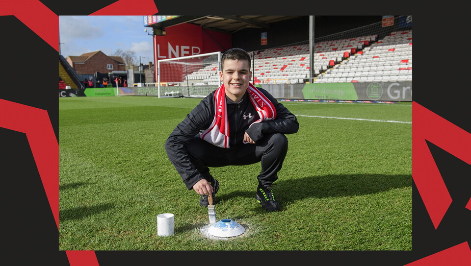 A fan image from City's home game against Burton Albion.