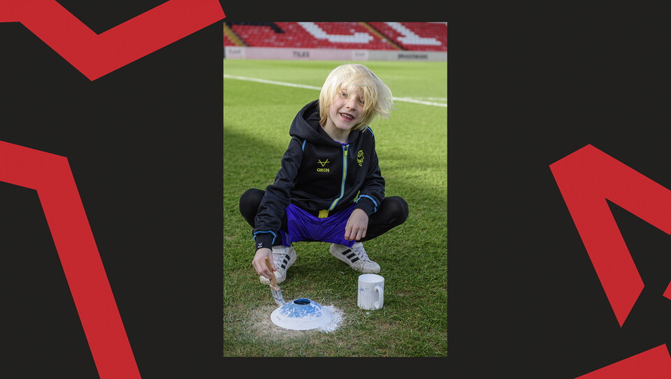 A fan image from City's home game against Burton Albion.