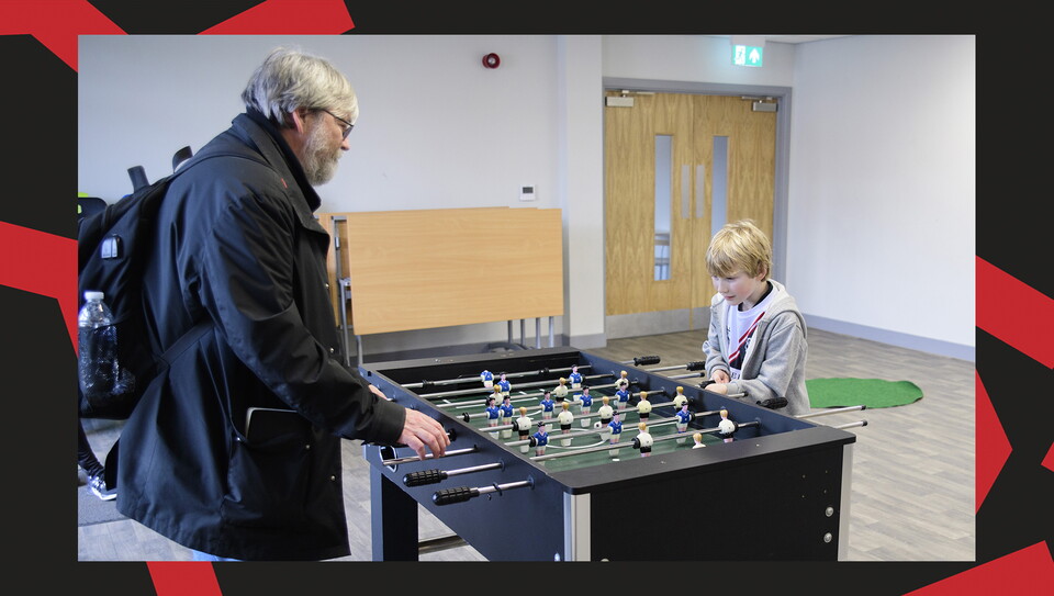 A fan image from City's home game against Burton Albion.