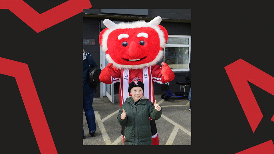 A fan image from City's home game against Burton Albion.