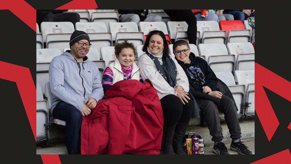 A fan image from City's home game against Burton Albion.