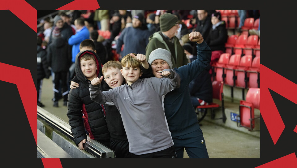 A fan image from City's home game against Burton Albion.