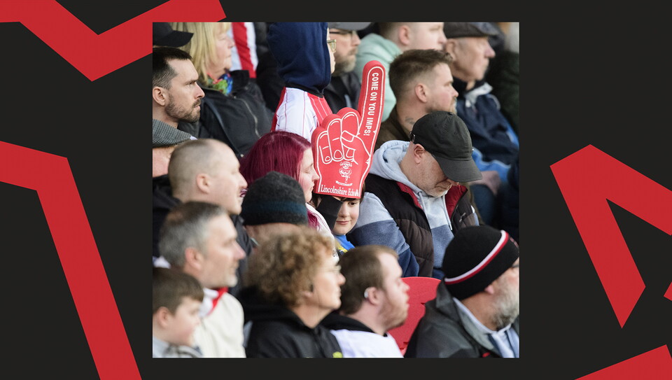 A fan image from City's home game against Burton Albion.
