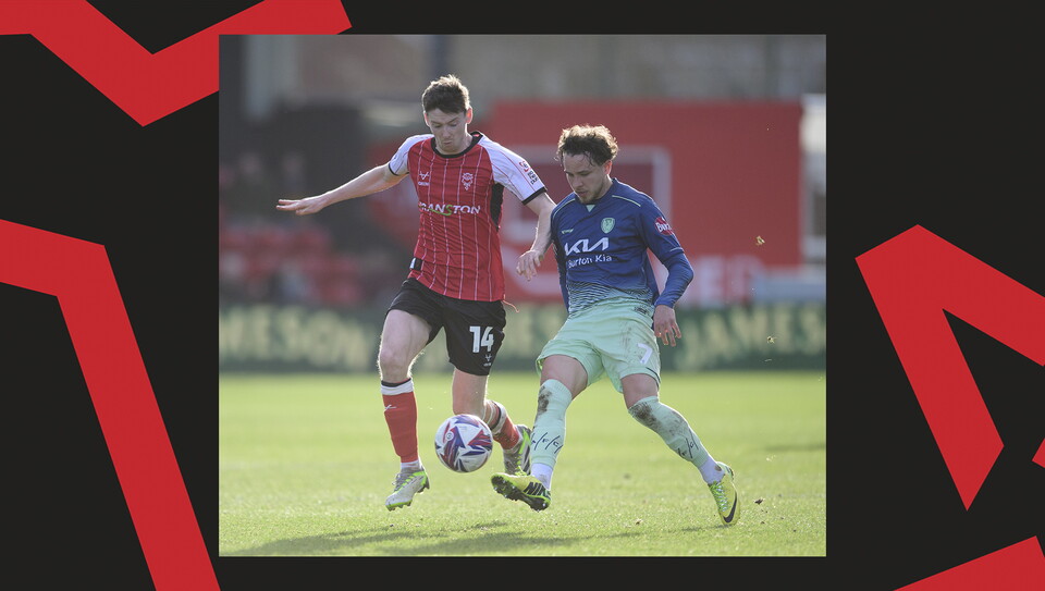 A match action image from City's home game against Burton Albion.