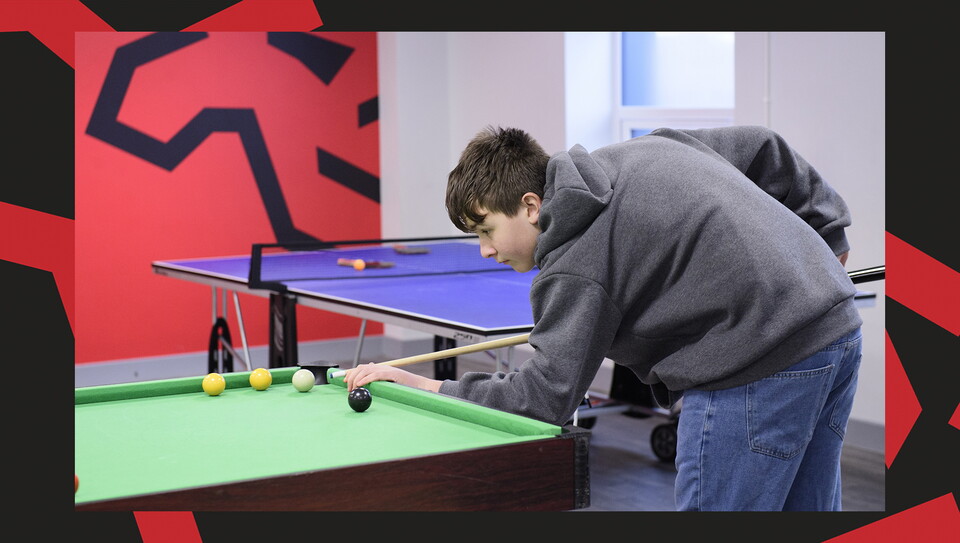 Fans attend Lincoln City against Cambridge United