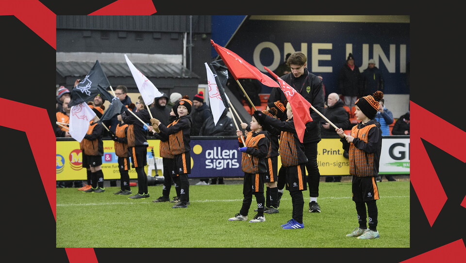 A matchday experience image from City's 1-1 home draw against Cambridge United.