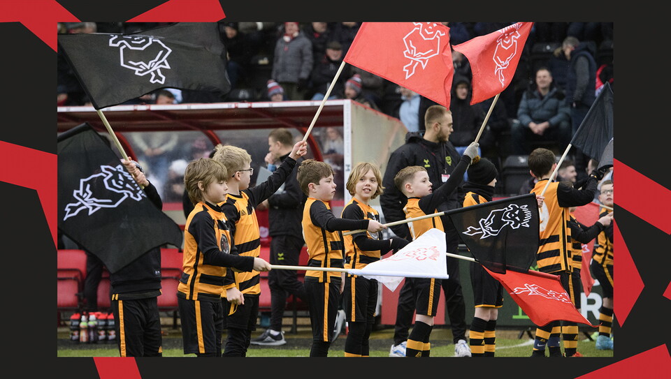 A matchday experience image from City's 1-1 home draw against Cambridge United.