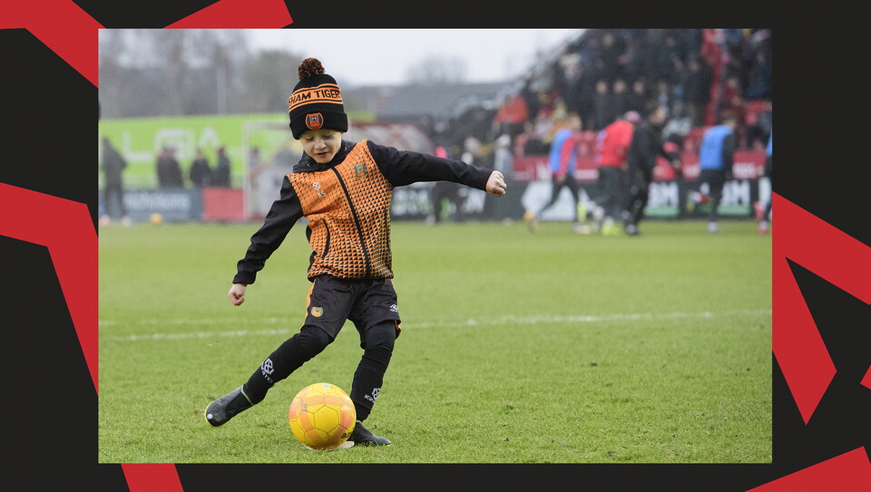 A matchday experience image from City's 1-1 home draw against Cambridge United.