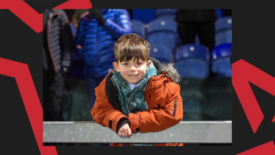 A fan image from City's away win at Mansfield Town.