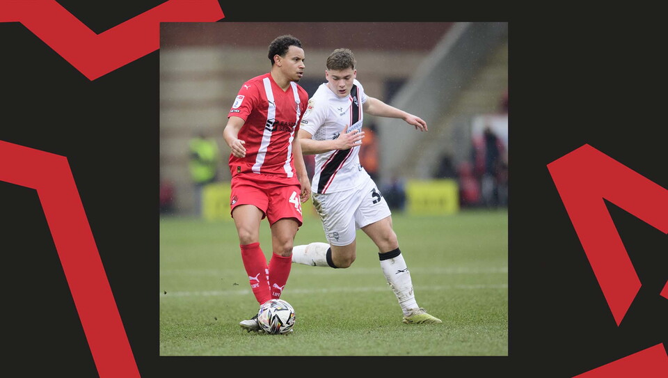 A match action image from City's away game at Leyton Orient.