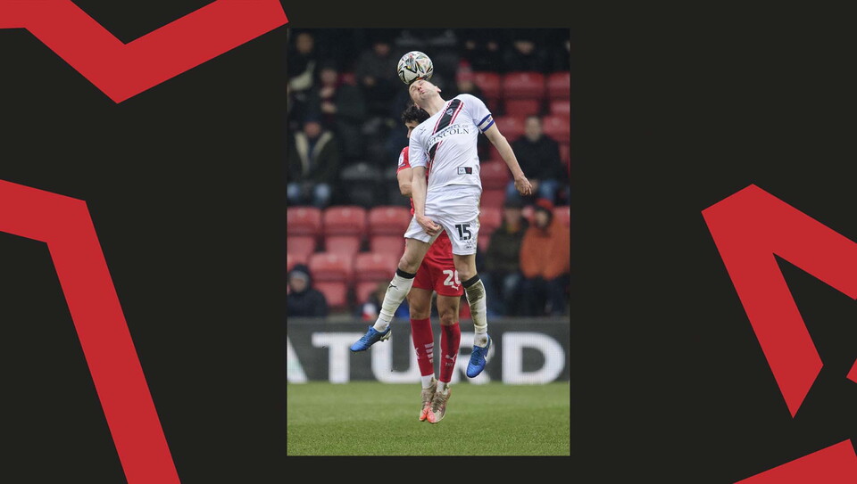 A match action image from City's away game at Leyton Orient.