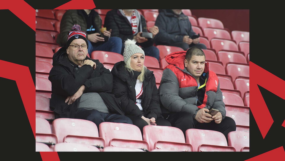 A fan image from City's away game at Leyton Orient.