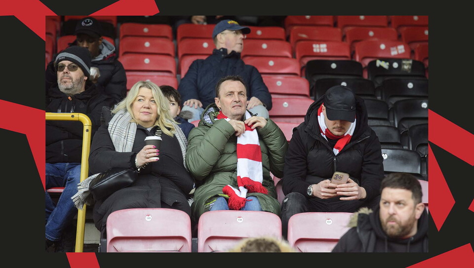 A fan image from City's away game at Leyton Orient.