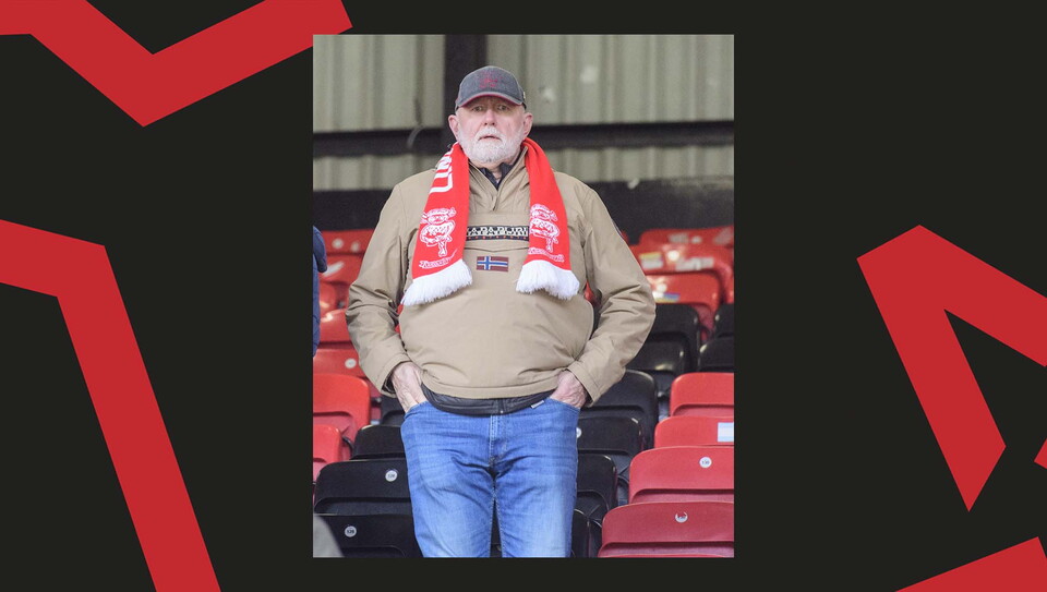 A fan image from City's away game at Leyton Orient.