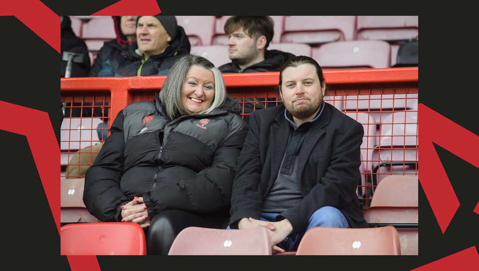 A fan image from City's away game at Leyton Orient.